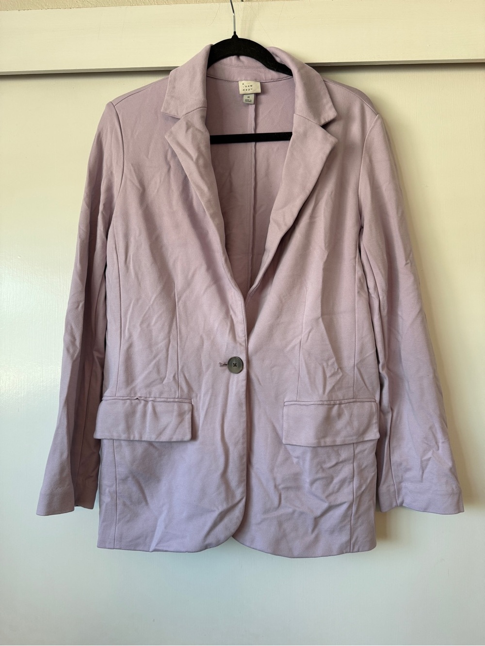 a new day Light Lavender Single-Button Blazer